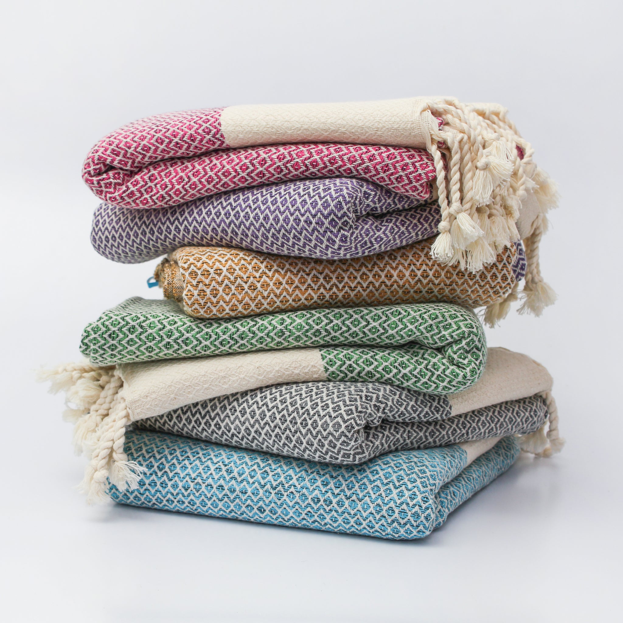 Handwoven Soft Cotton Throw Blanket