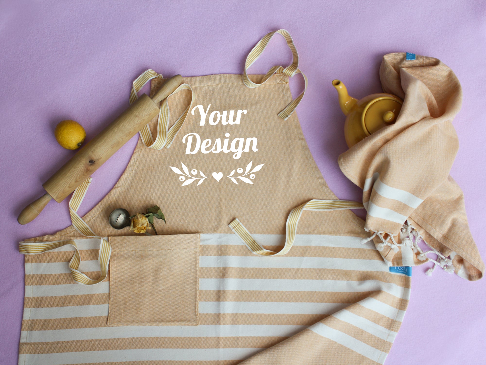 NATURE Personalised Apron and tea towels