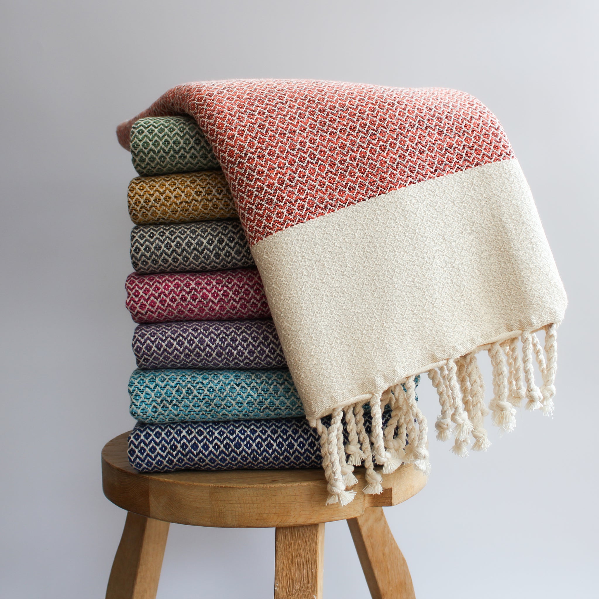 Handwoven Soft Cotton Throw Blanket