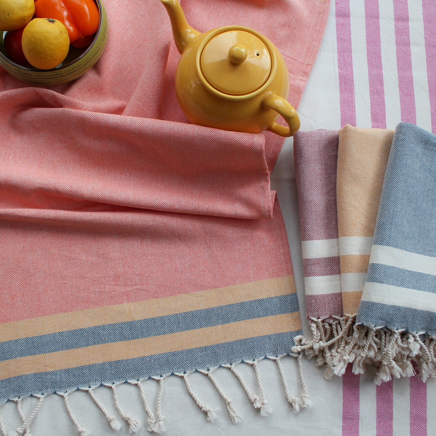PURE Cotton Kitchen Tea Towels