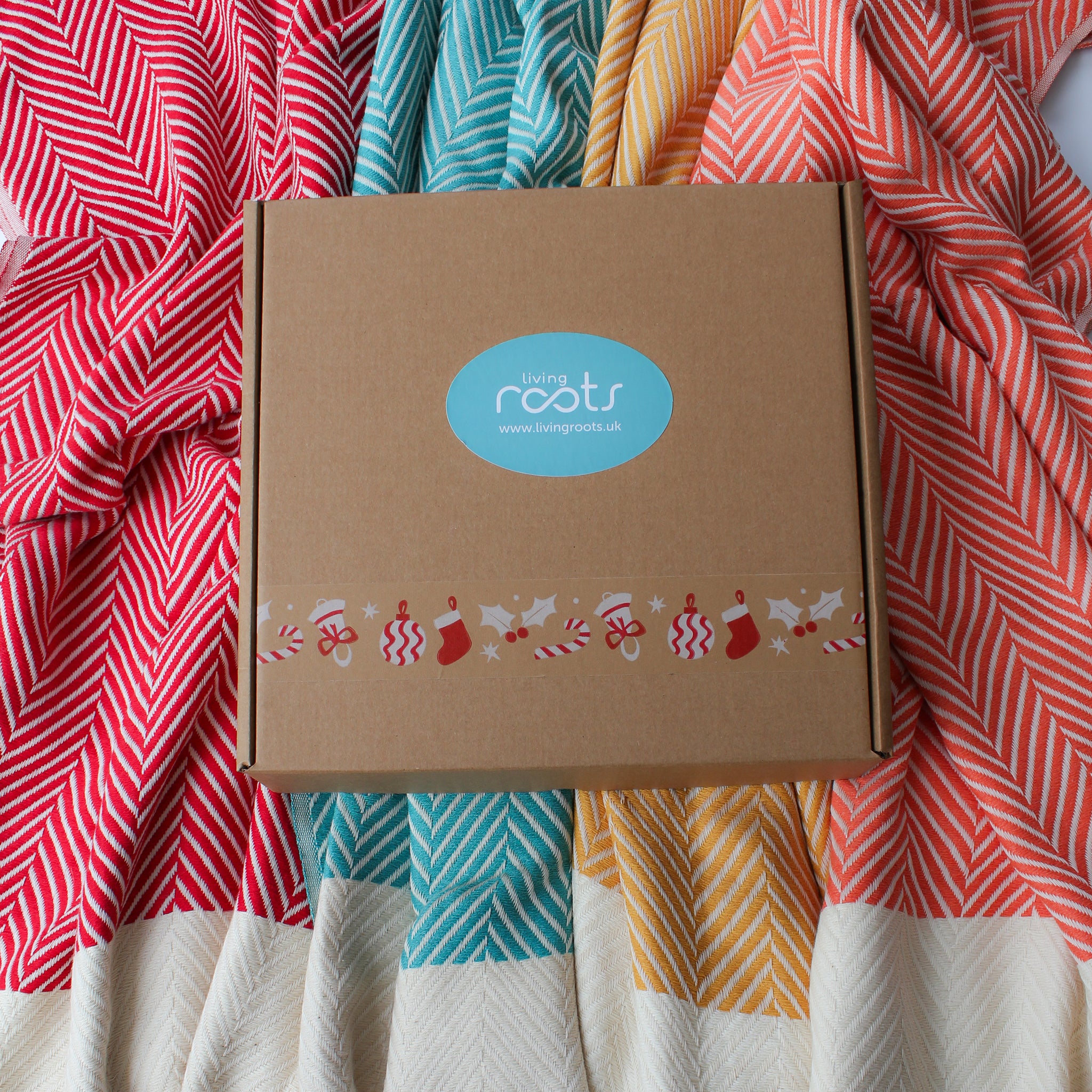 Personalised Soft Cotton Blanket & Coffee & Chocolate Set