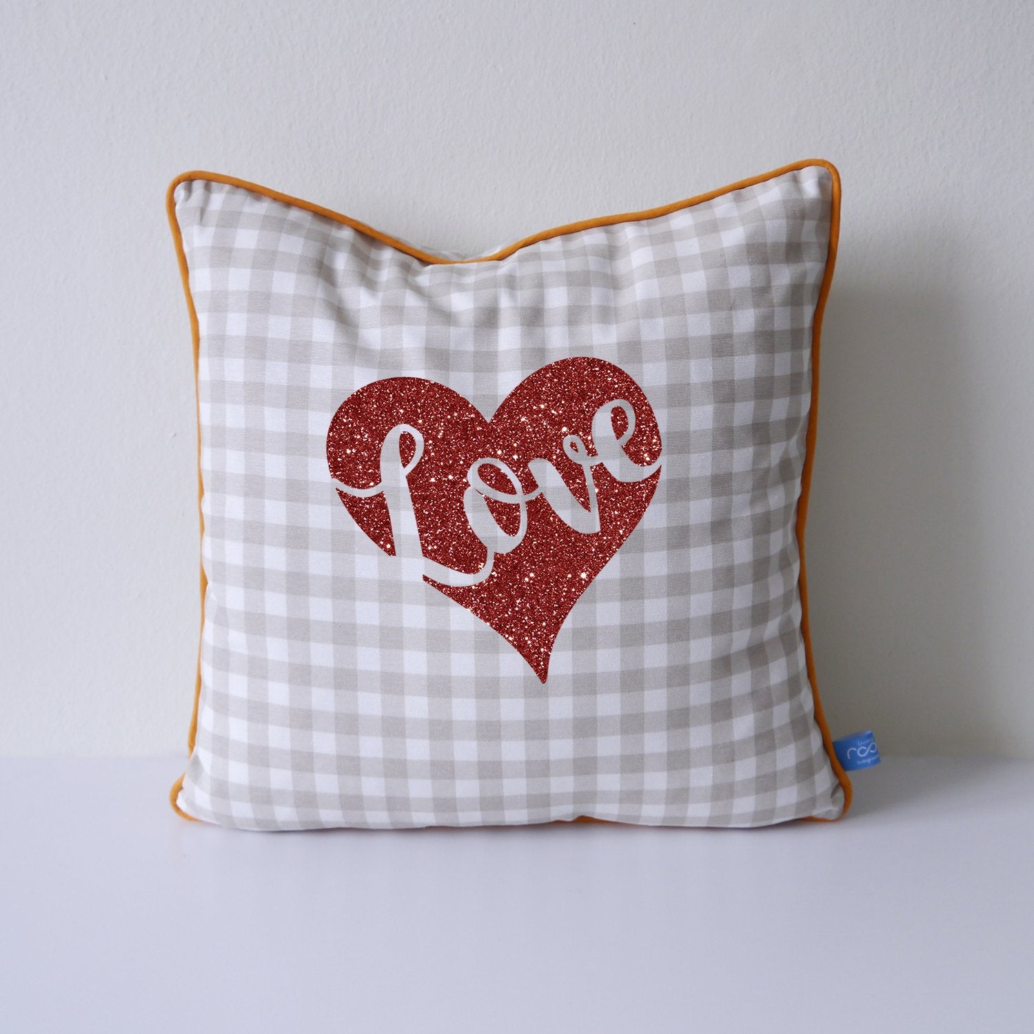 Personalised Plaid Christmas Cushion