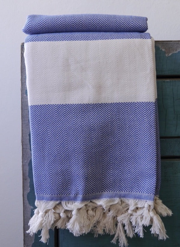 HERRINGBONE Blanket - livingroots uk