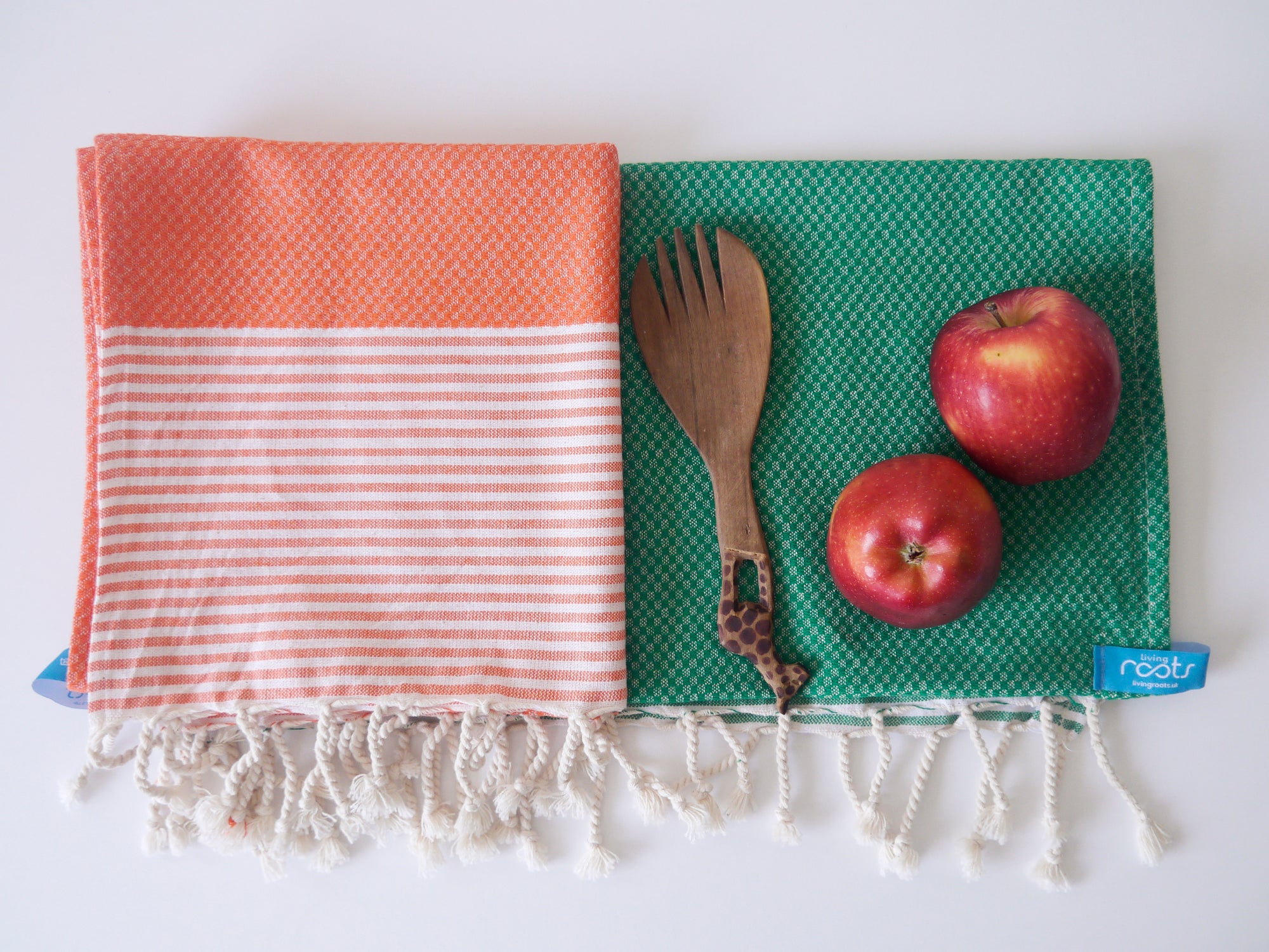 HAPPY Cotton Kitchen Tea Towels