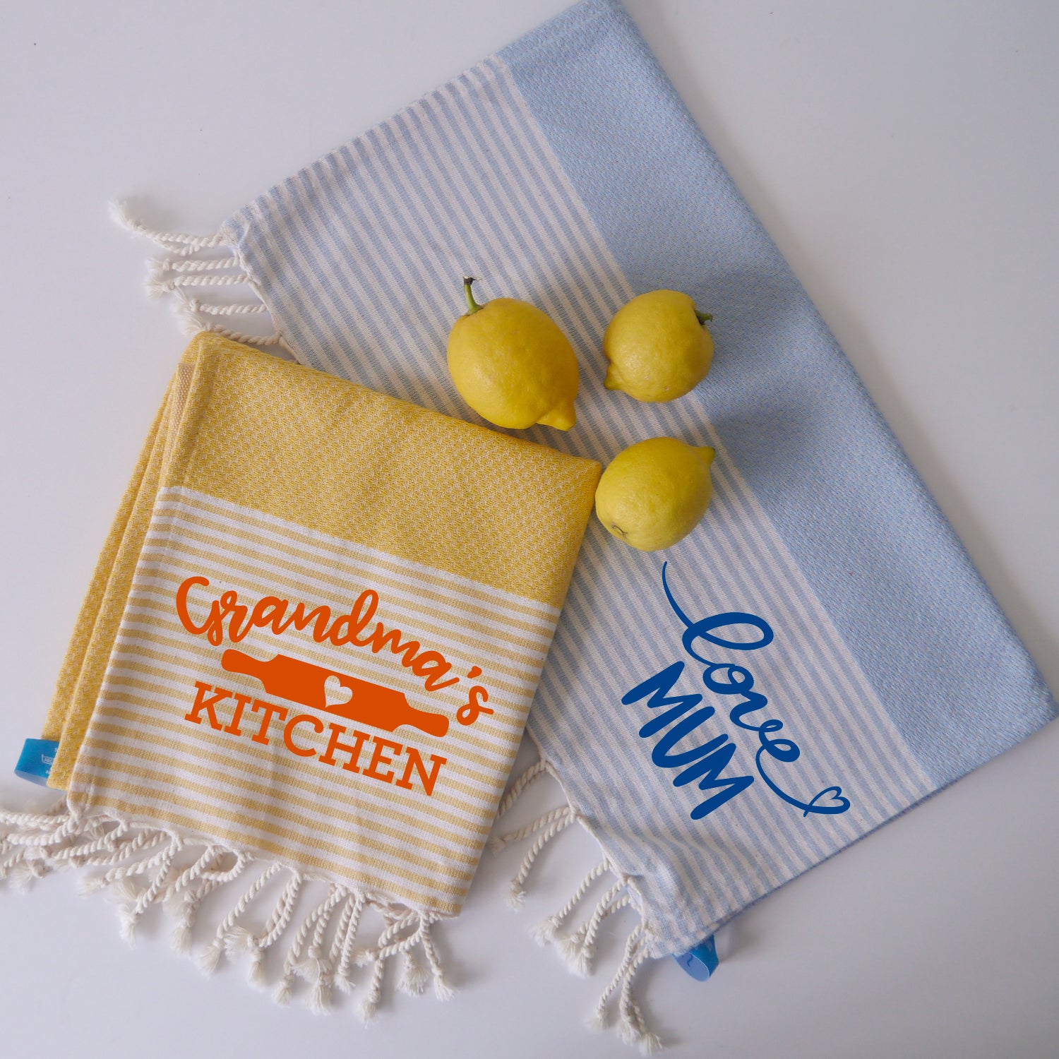 HAPPY Personalised Tea Towels