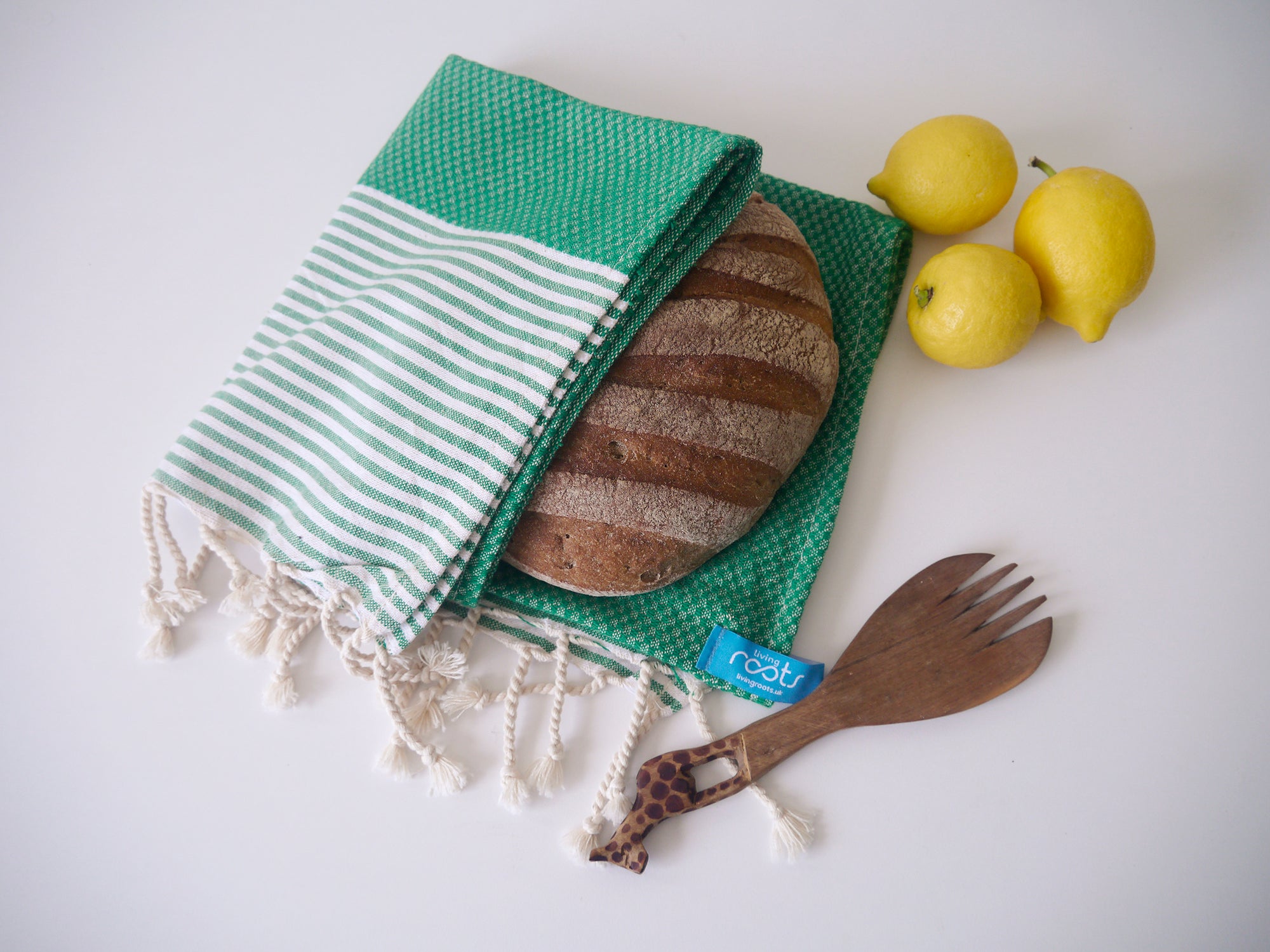 HAPPY Cotton Kitchen Tea Towels