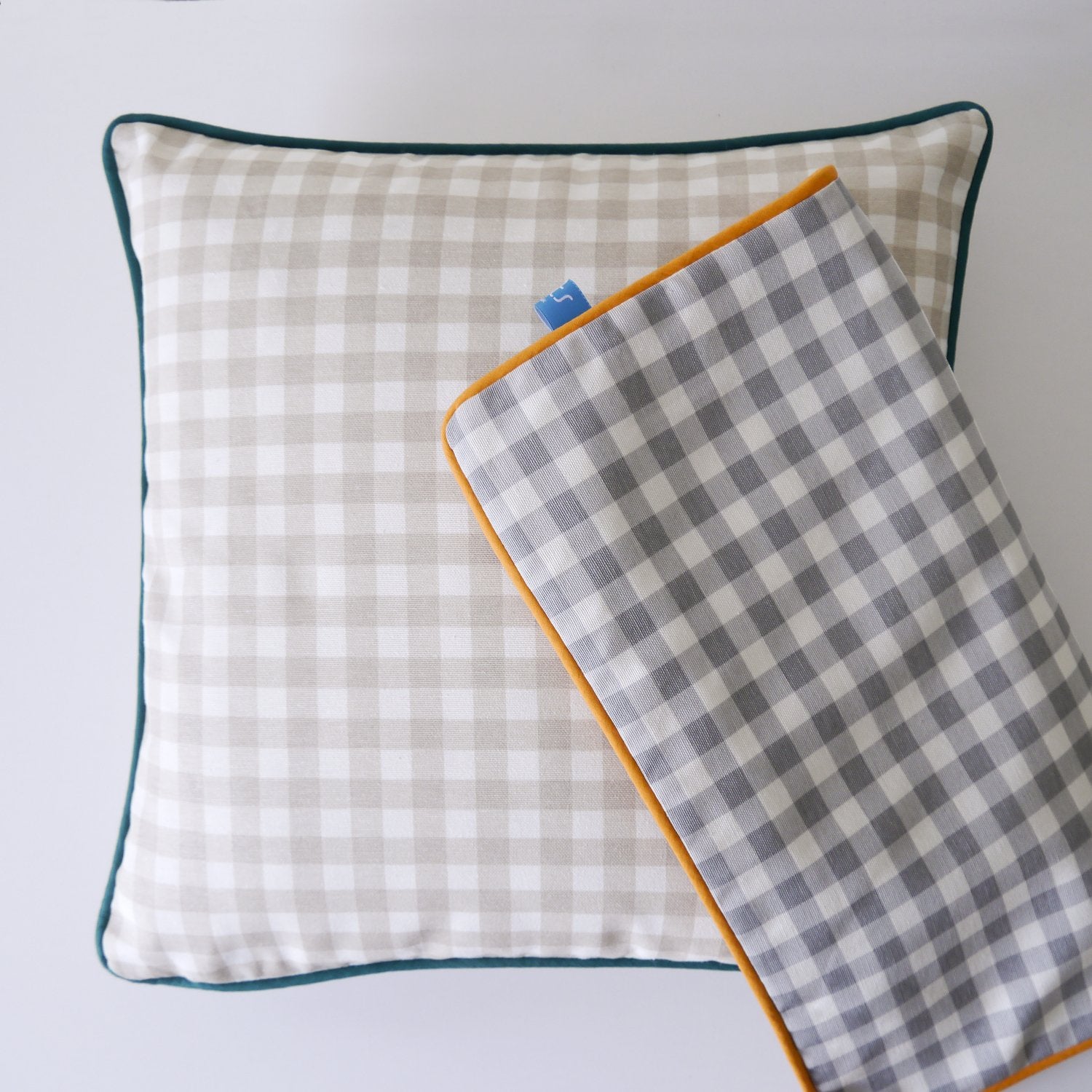 Personalised Plaid Pattern Christmas Cushion