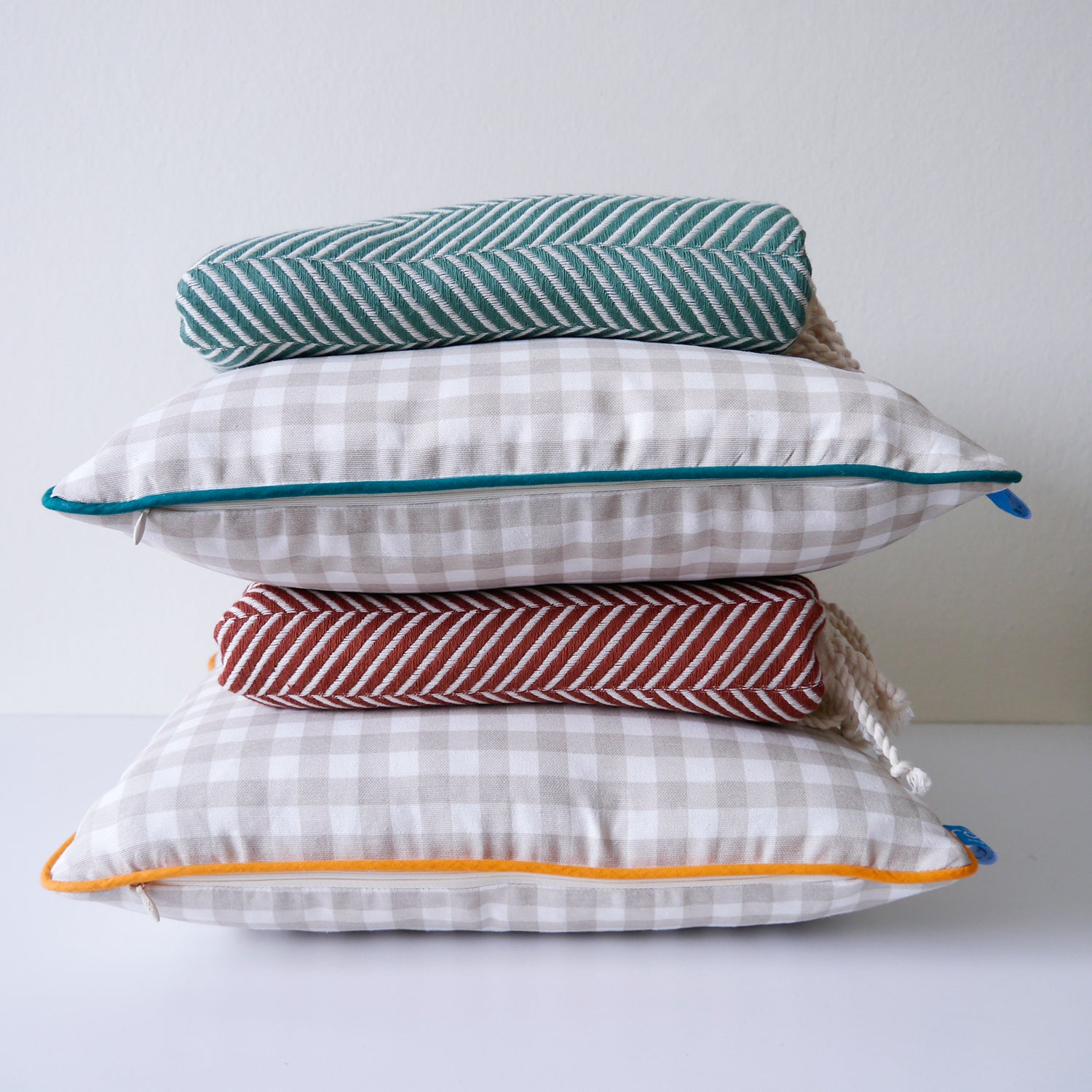 Personalised Plaid Christmas Cushion