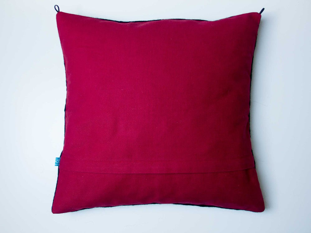 EVIL EYE Handmade Wool Felted Cushion Cover - livingroots uk