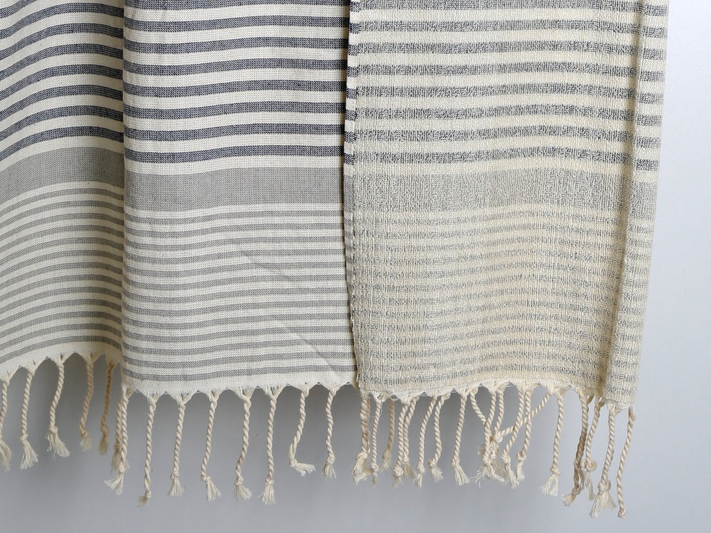 HAMMAM - Cotton Beach and Bath Towel - livingroots uk