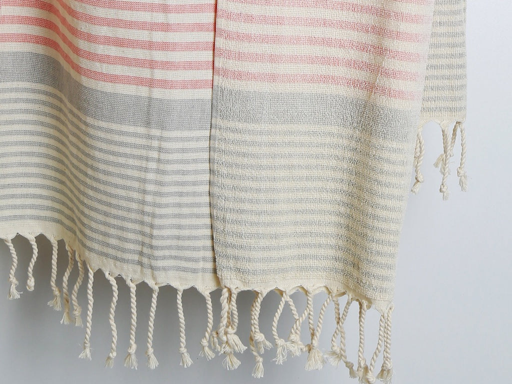 HAMMAM - Cotton Beach and Bath Towel - livingroots uk