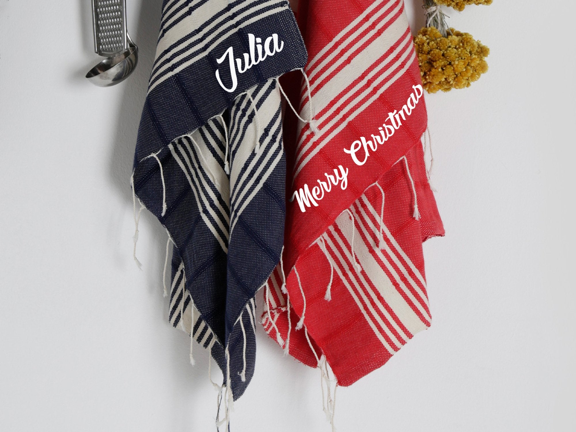 Personalised Handwoven Tea Towels