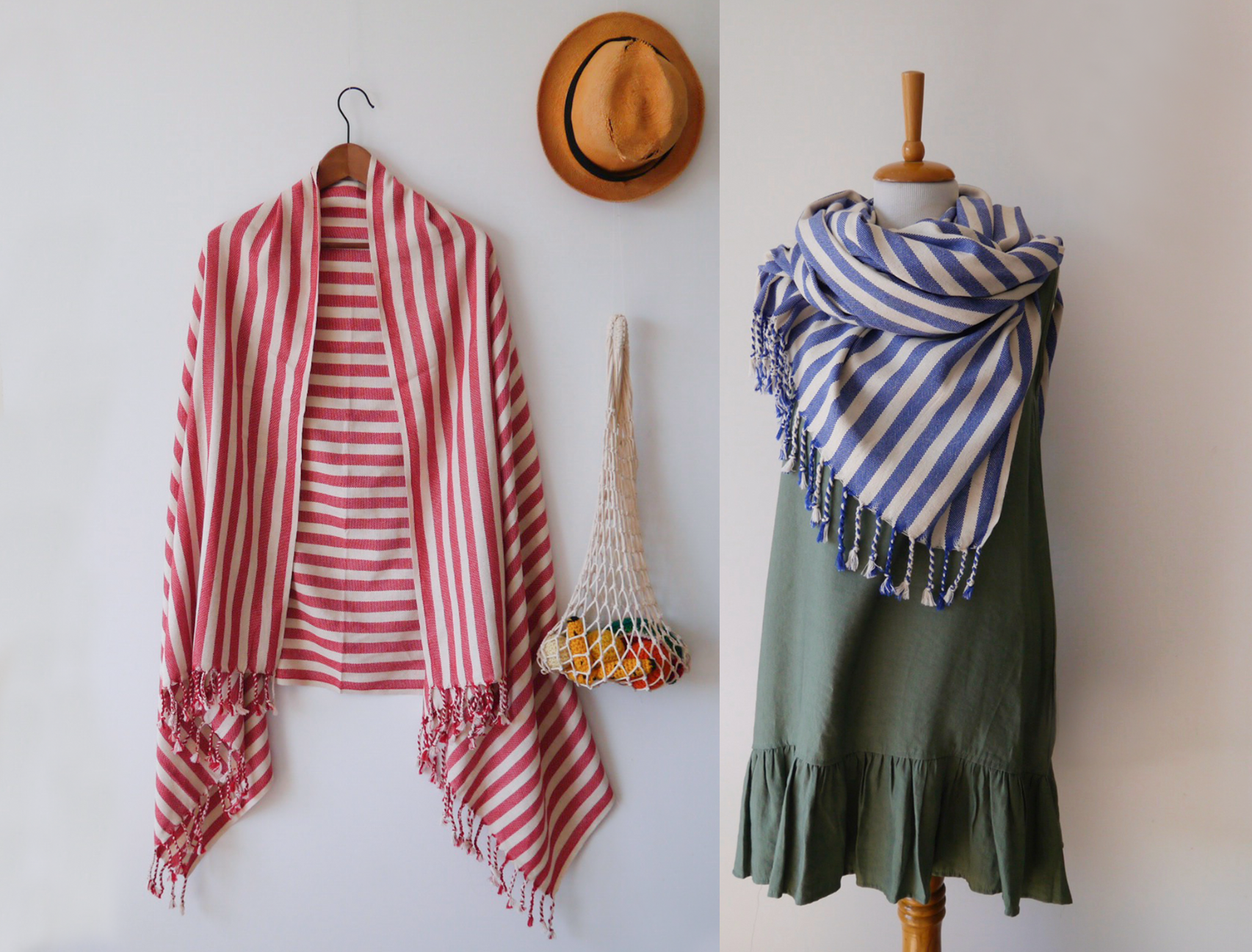 STRIPED Beach Towel & Shawl