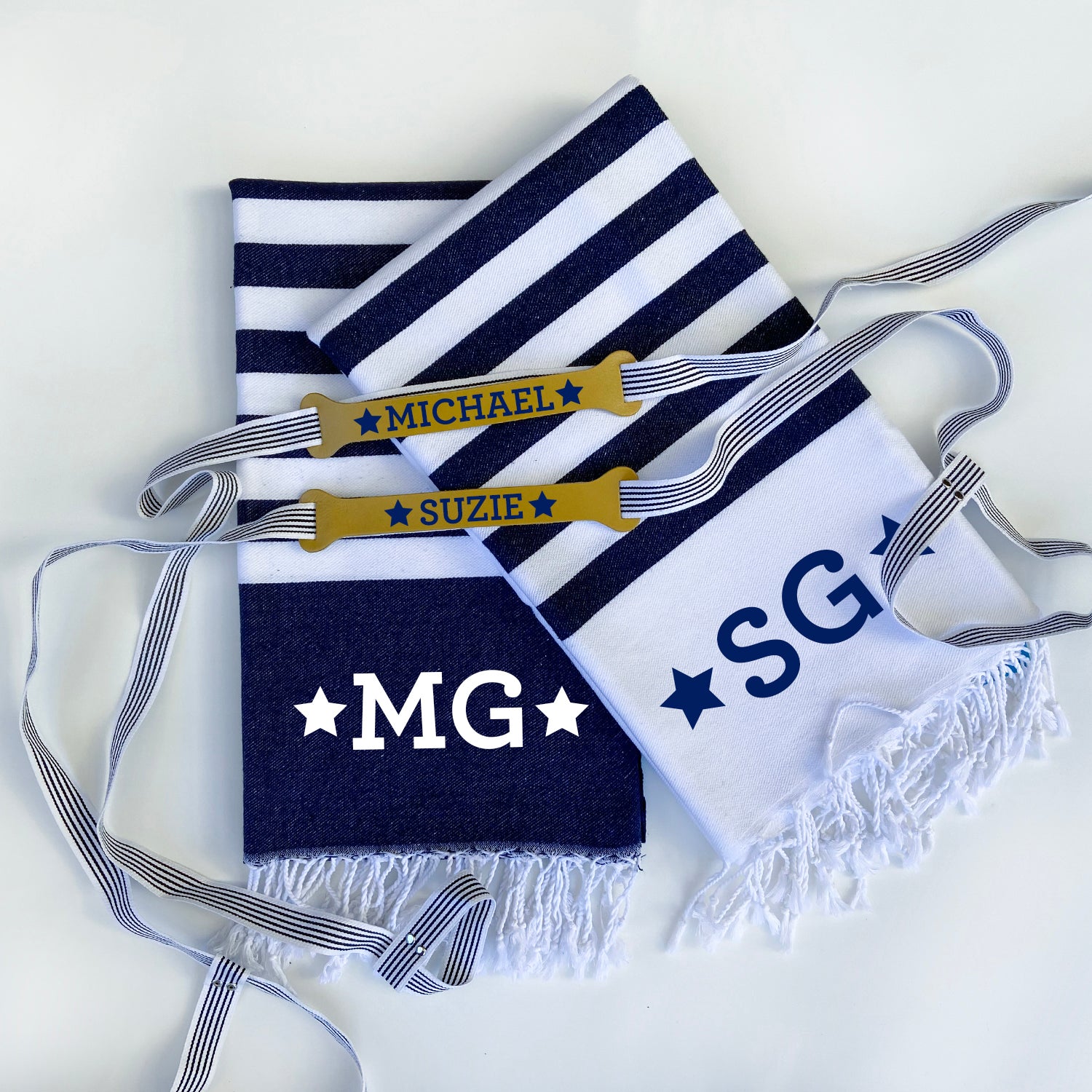 MARINE Beach Towel and carrier strap