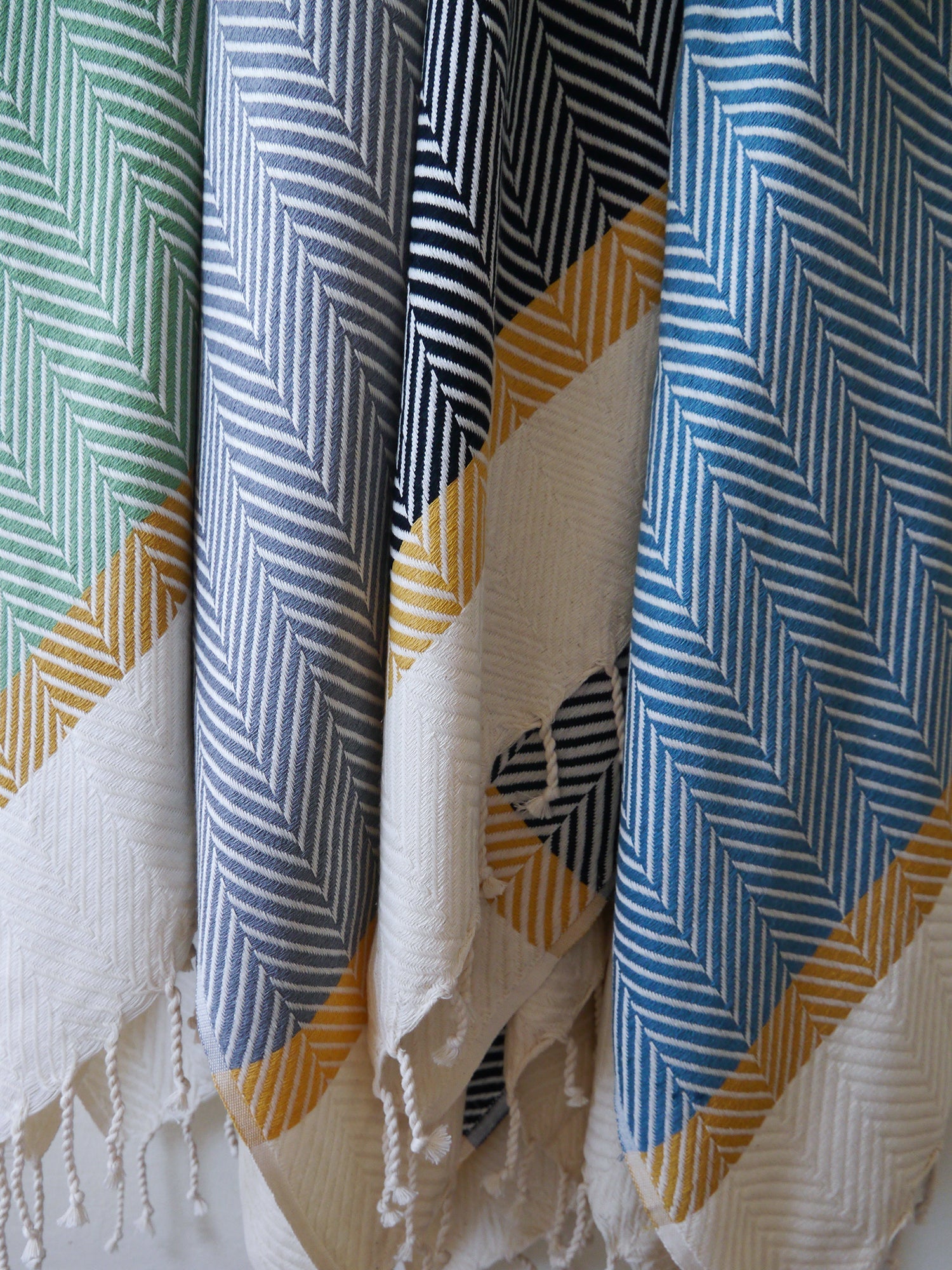 HERRINGBONE  Personalised Handwoven Cotton Throw