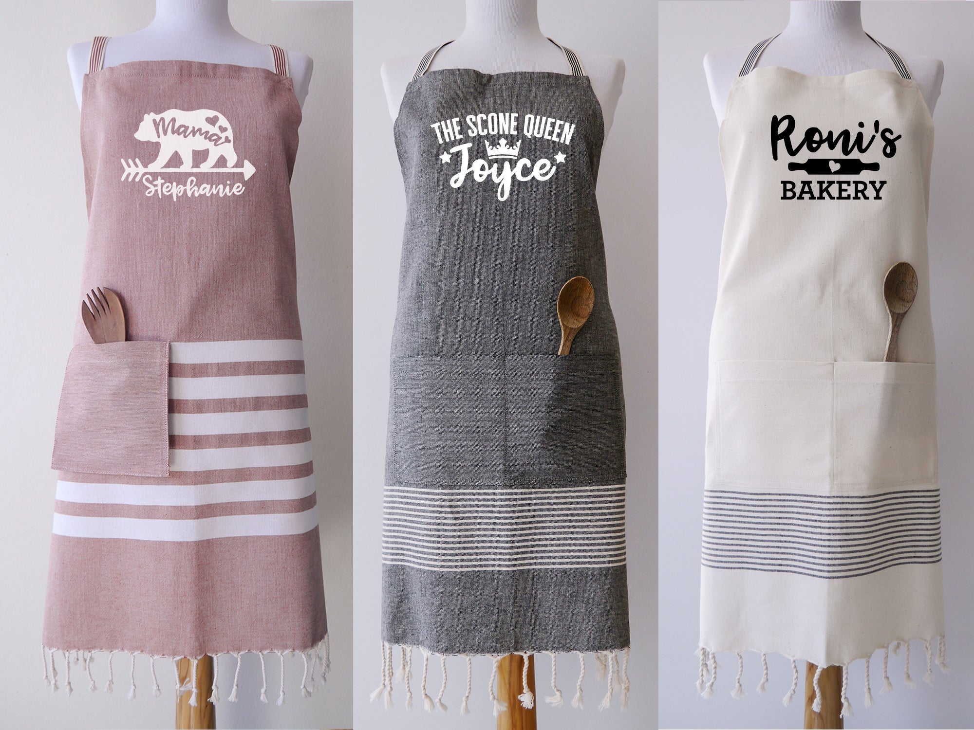 Custom Logo Name Printed Apron