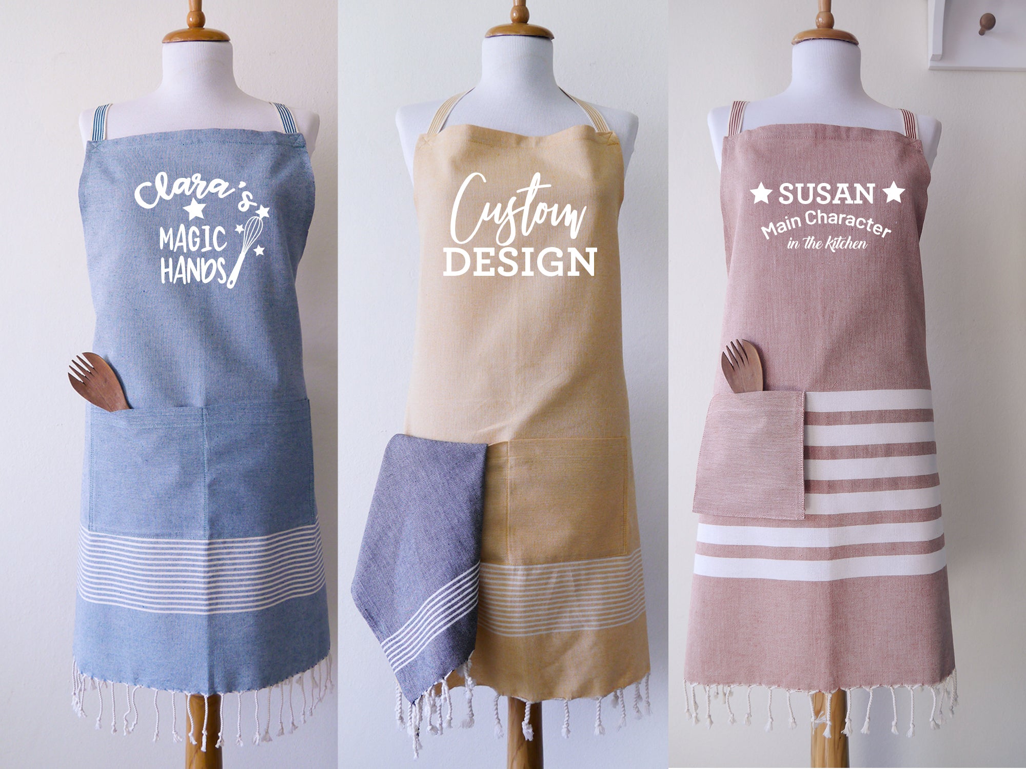 Custom Logo Name Printed Apron